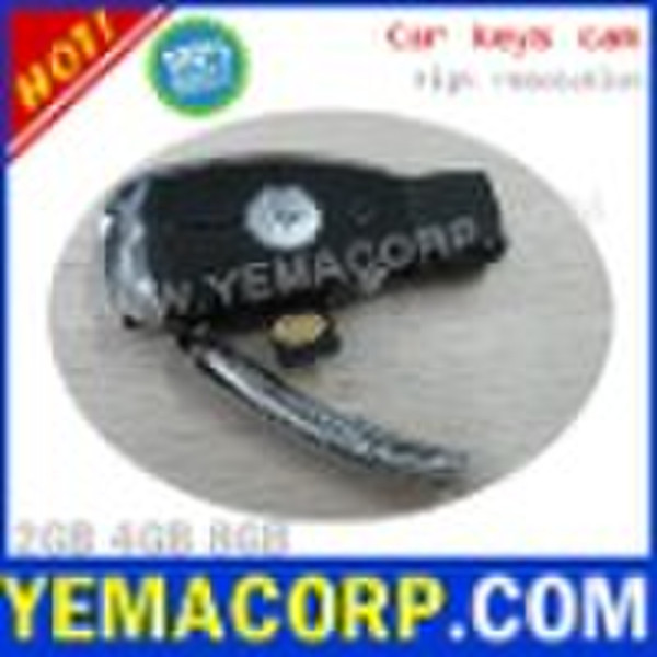 2.0mega pixel 2G/4G/8G car keychain hidden camera