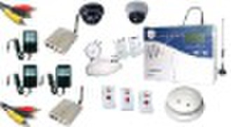 Wireless GSM-LCD Home Alarm System with SMS Functi