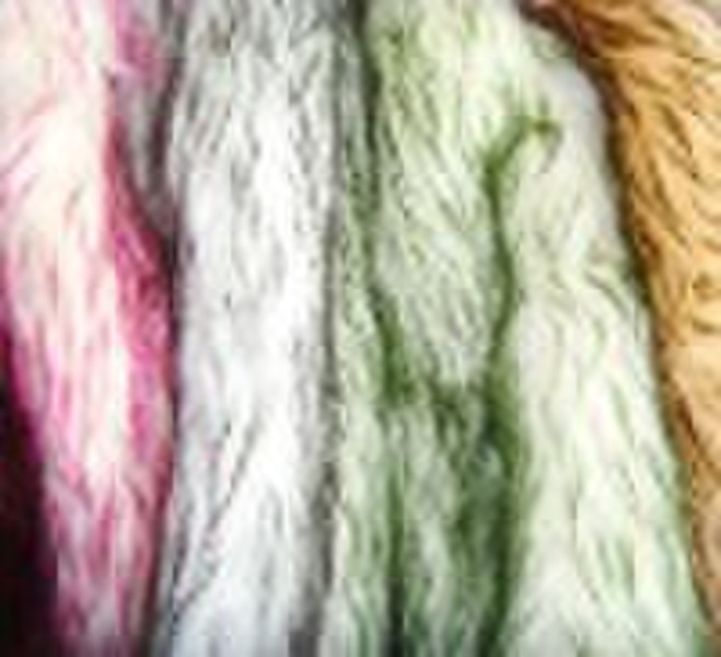 high pile top dyed fur