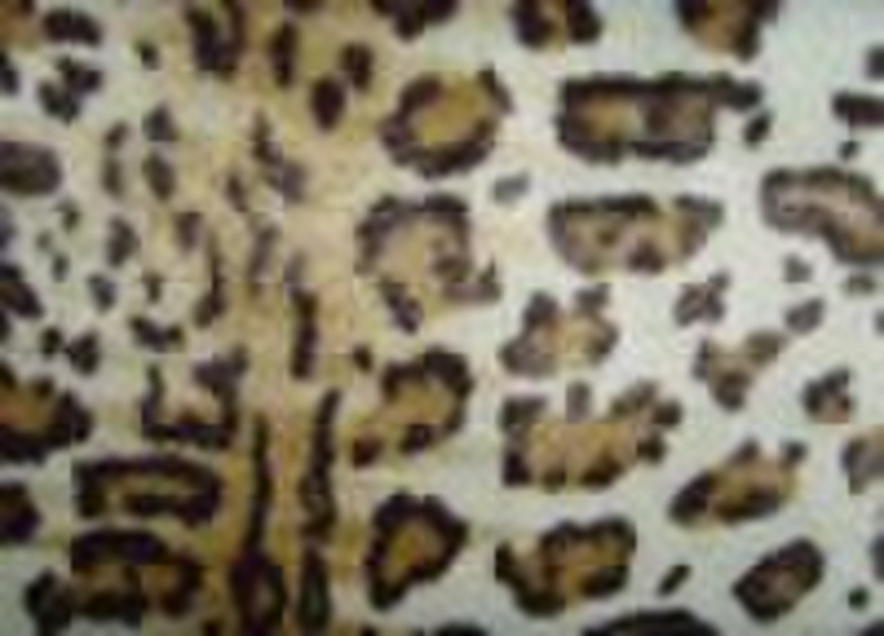 imitated leopard fur