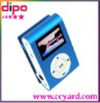 Blau 2GB Minimetallclip-MP3-Player LCD-