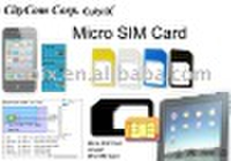 CUBIX SIM konvertieren Karte - Micro SIM zu Mini SIM ada