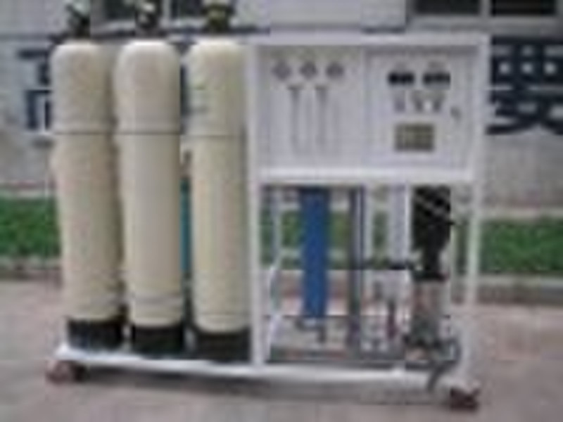 Commercial water treatment plant with pretreatment