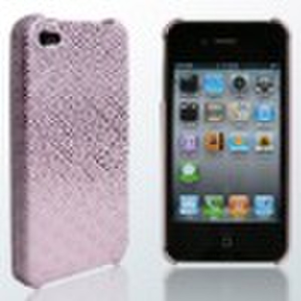 PC+PU leather case for iPhone 4