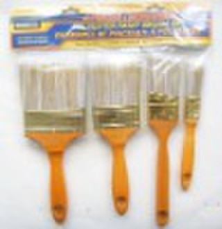 4pcs polyester paint brushes wood handle