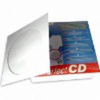 White Paper Sleeve with Clear Foil Window (Diamete