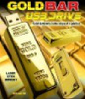 64GB Gold Bar USB Flash Drive