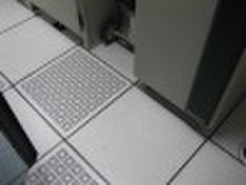 Perforated raised flooring