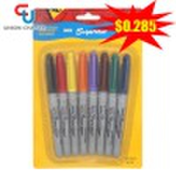 8pcs cd/whiteboard coloring Permanent marker pen s
