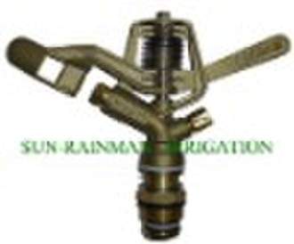 Brass impulse sprinkler