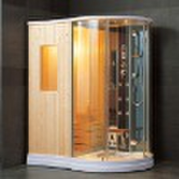 Steam shower room with Sauna