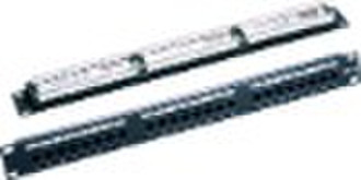24 ports cat.5e patch panel