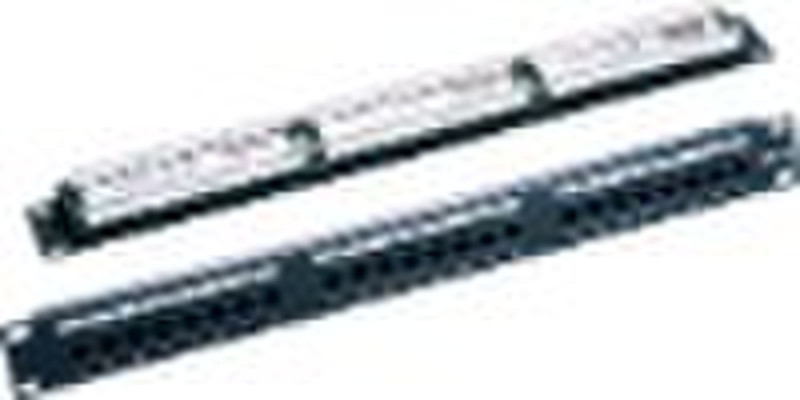 24 ports cat.5e patch panel