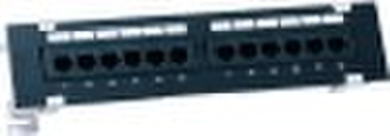 12 PORTS CAT.5E PATCH PANEL