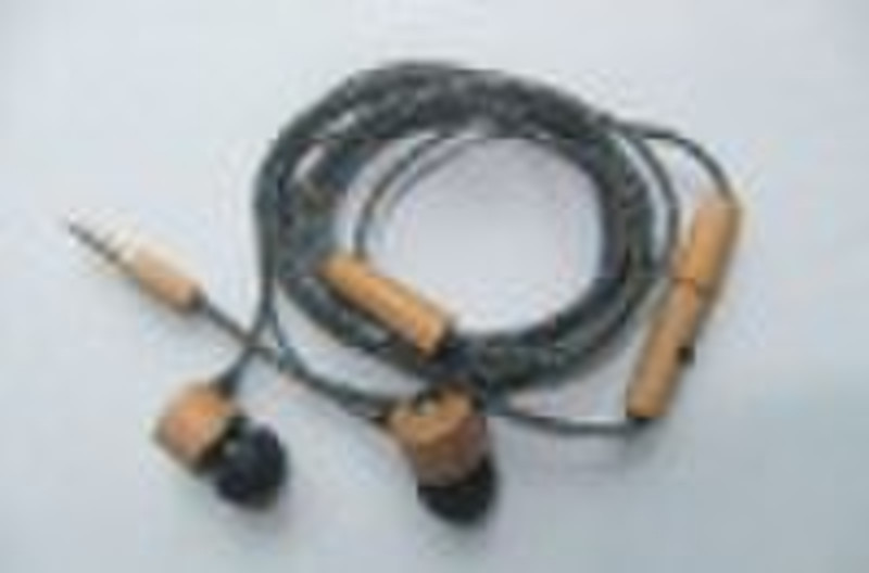 bamboo earphone