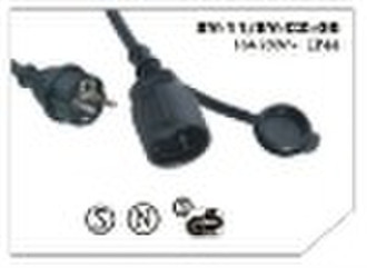 Europe rubber  Extension Cord(IP44)