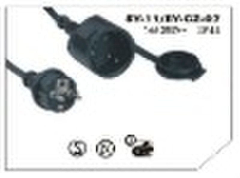 Europe outdoor Extension Cord (IP44)