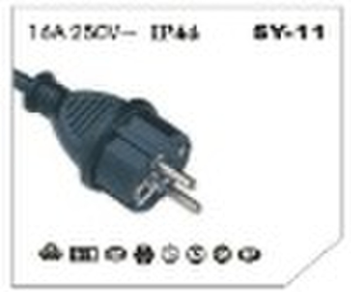 VDE  plug (IP44)