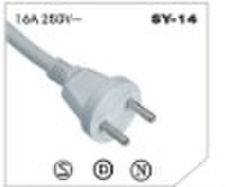 two pins VDE plug