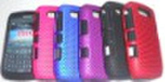 2 in 1 case for blackberry 8900(mesh hard case wit
