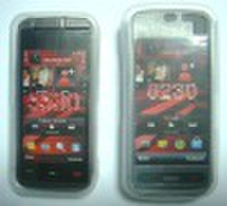 cell phone silicon case with screen protector