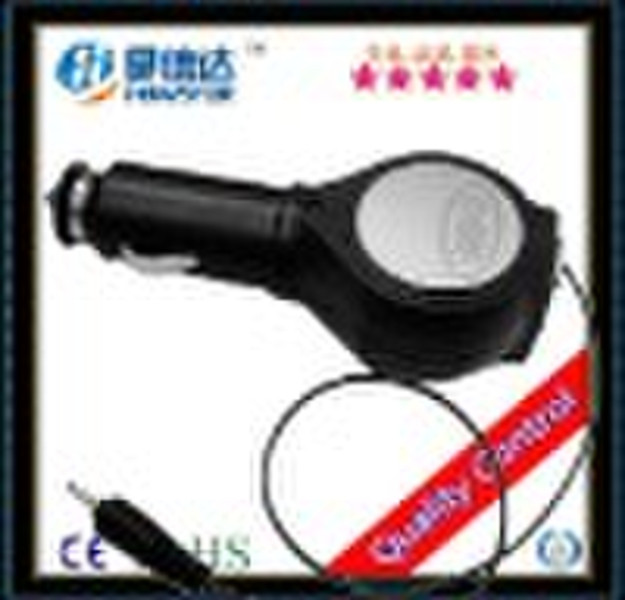 Retractable car charger & USB