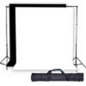 Photo Video Background Stand, 2 Muslin Backdrops