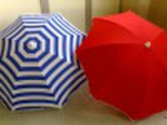 striped pattern beach umbrella