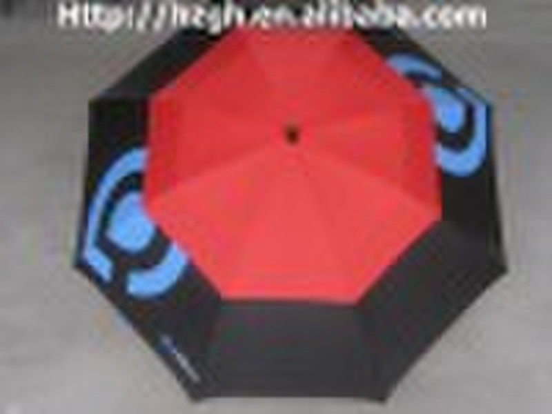 Golf Umbrella with Two Layers Canopy,Golf Promotio