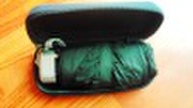 5 folding umbrella with hand bag