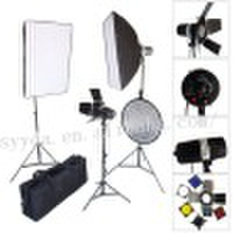 flash light studio equipment Honeycomb soft box ki