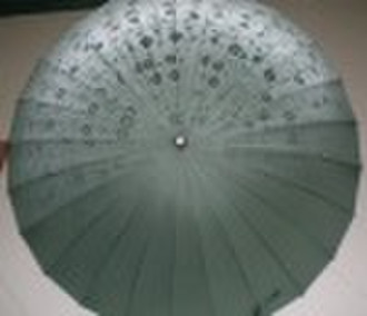 straight magic printed umbrella