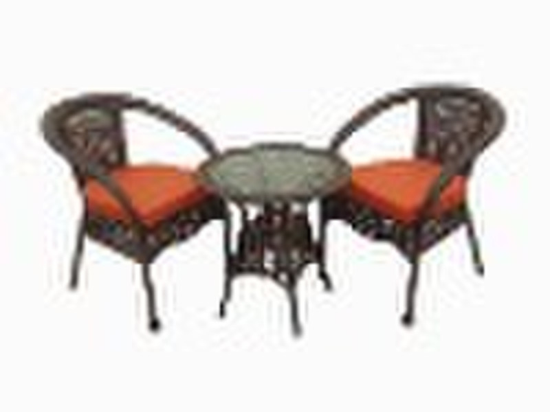 Garden rattan furniture