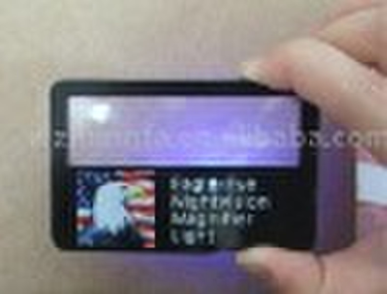 LED Name Card Magnifier