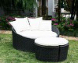 Semi circular outdoor rattan sofa set Art. No. 100