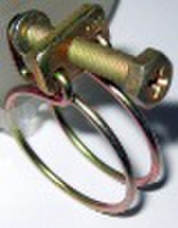 double wire hose clamp