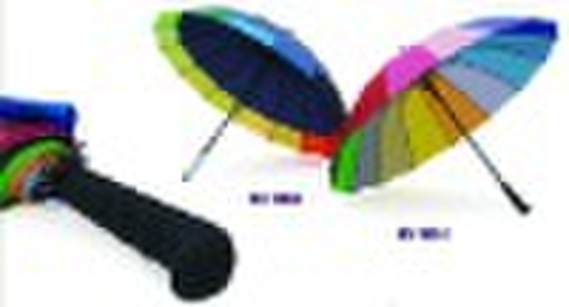 Rainbow Straight  Umbrella