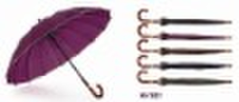 635mm*16ribs Auto Straight Umbrella