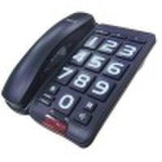 big button phone with P/T switchable and adapt for