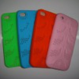 mobile phone silicon case for iphone 4G