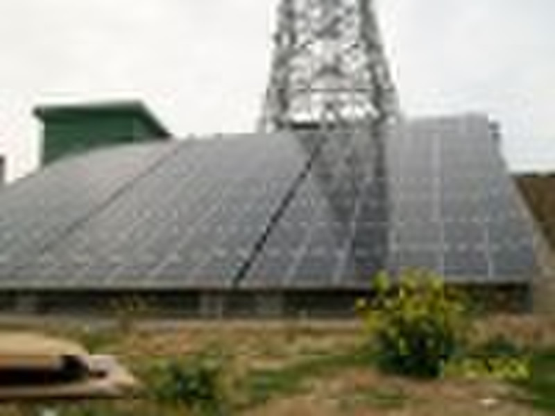Solar power system for telecom tower