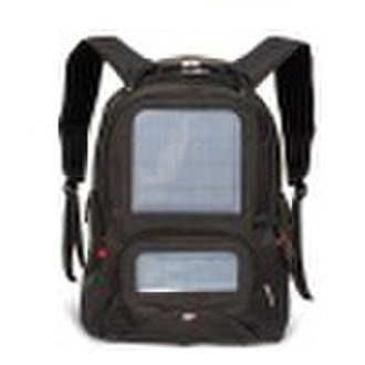 Solar laptop charger backpack bag