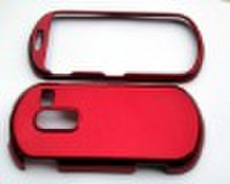 cell phone case for sumsung R570 rubberized red