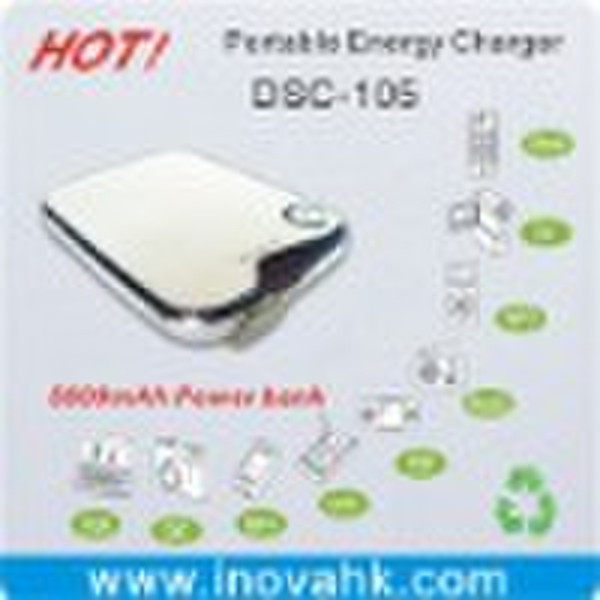 Portable charger for MP3,MP4,cell phone,5000mAH,DP
