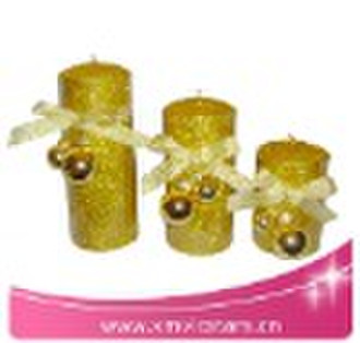 Yellow Christmas Candle