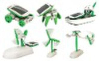 6 in 1 solar toy robot