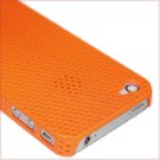 Plastic mobile phone case for iphone4 with cutout