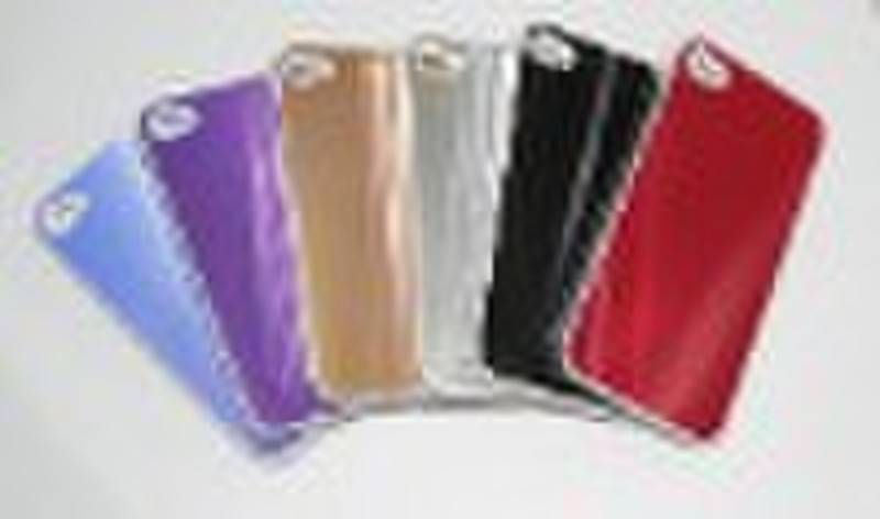 For iphone4 PC cell phone case , metal finish