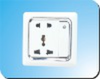 one gang wall switch with socket