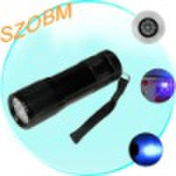 9LED UV LED Torch